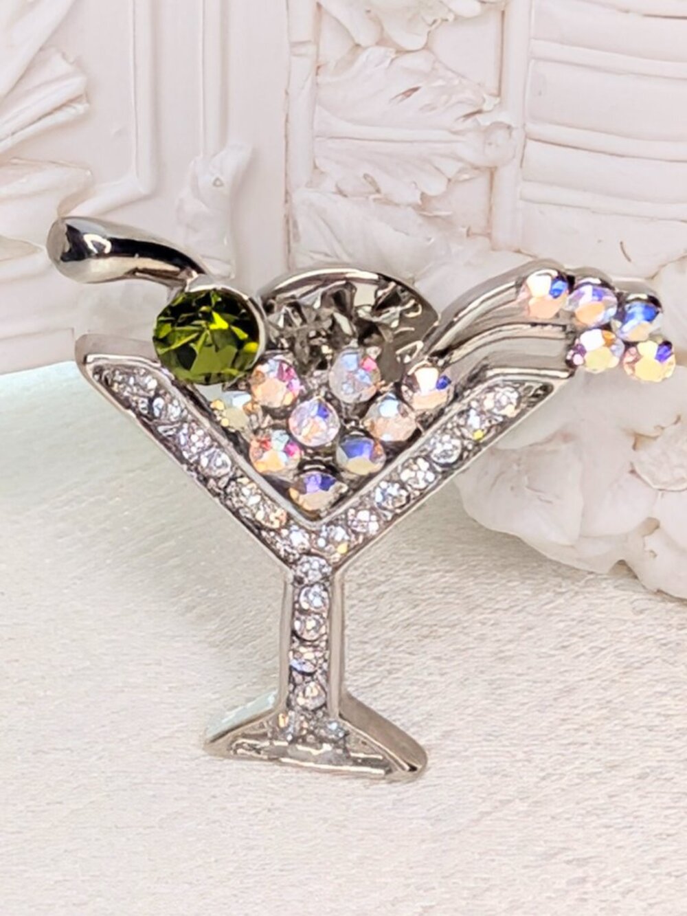 NEW Martini Glass Put 'Em Pin